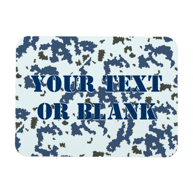 Imán Camuflaje de invierno (Horizontal)