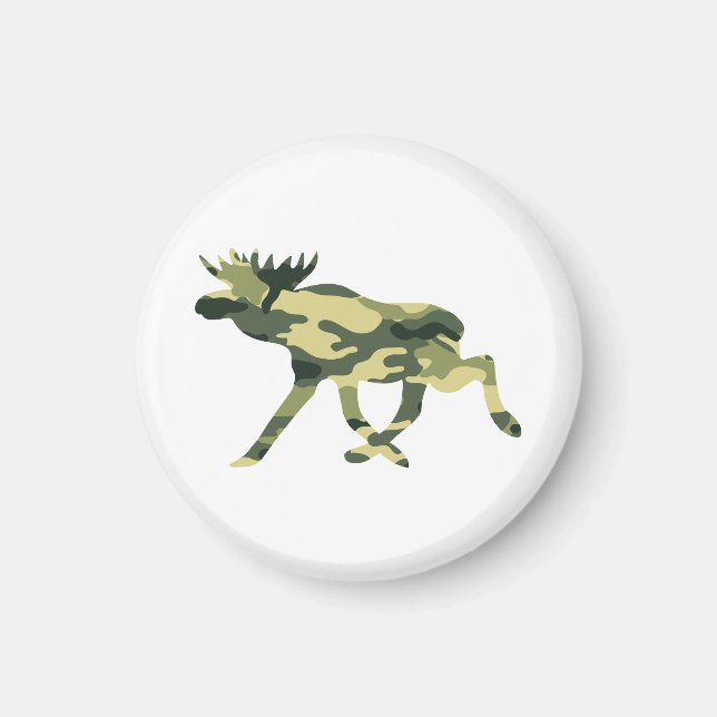 Imán Camuflaje de Moose / Elk Woodland / Camo (Frente)