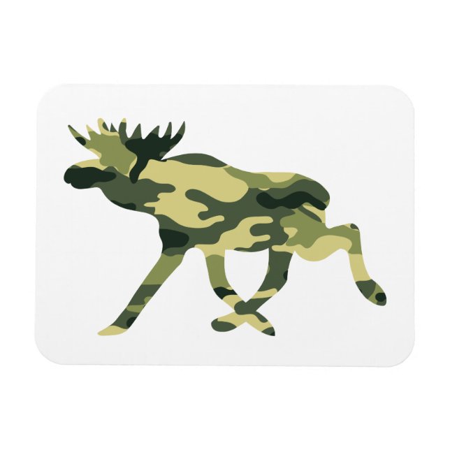 Imán Camuflaje de Moose / Elk Woodland / Camo (Horizontal)