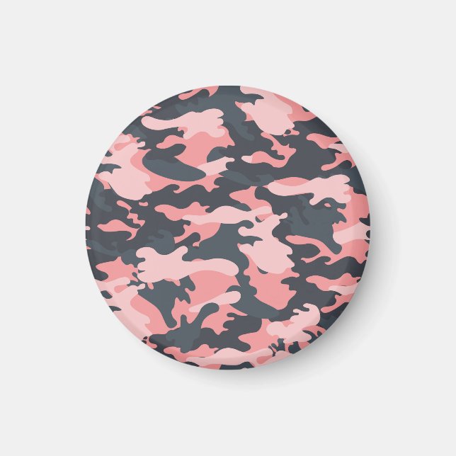 Imán Camuflaje rosado: patrón de cosecha clásico (Frente)