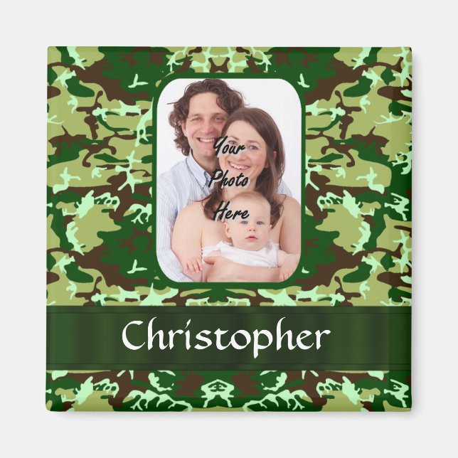 Imán Camuflaje verde (Frente)