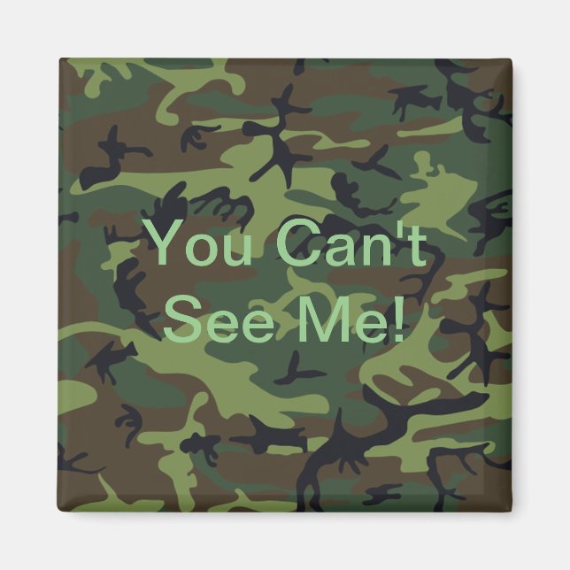 Imán Camuflaje verde militar (Frente)