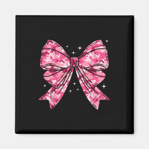 Imán Camuflaje Viejo Camo Bow Camo Coquette Bow Huning