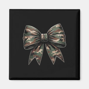 Imán Camuflaje Viejo Camo Bow Camo Mujeres Coquette Bow