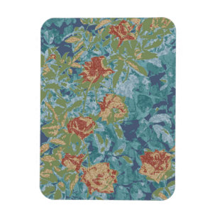 Imán Camuflaje y flores