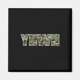 Imán Camuflaje Yhwh Yahweh Christian Camo Hunting