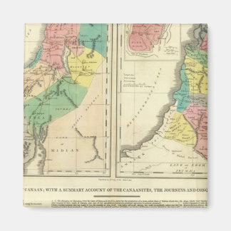 Imán Canaan - Israel Atlas Map