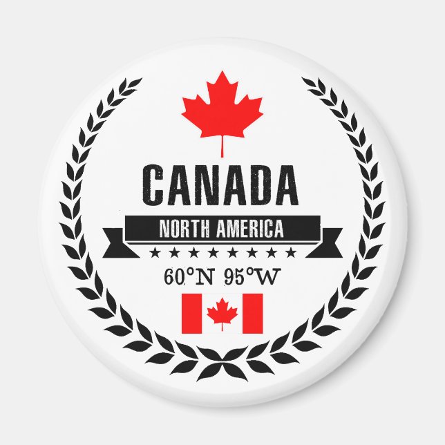Imán Canadá (Frente)