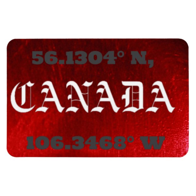 Imán canadá (Horizontal)