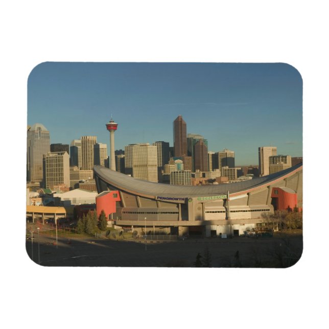 Imán Canadá, Alberta, Calgary: horizonte de la ciudad d (Horizontal)