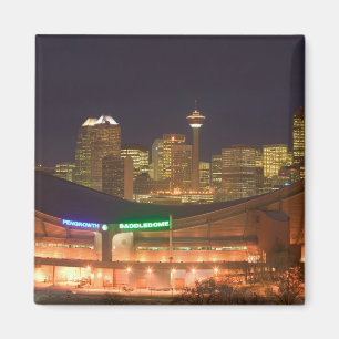 Imán Canadá, Alberta, Calgary: horizonte de la ciudad d