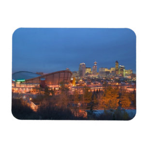 Imán Canadá, Alberta, Calgary: horizonte de la ciudad d