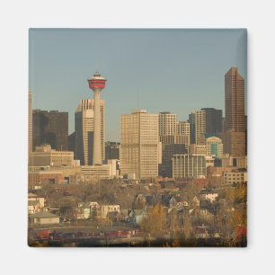 Imán Canadá, Alberta, Calgary: horizonte de la ciudad d