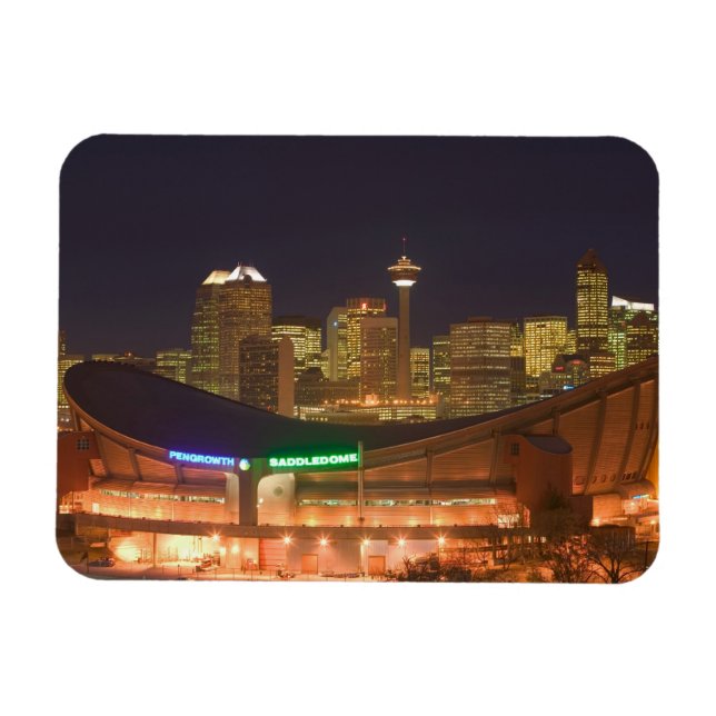 Imán Canadá, Alberta, Calgary: horizonte de la ciudad d (Horizontal)