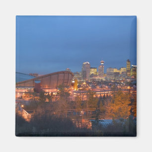 Imán Canadá, Alberta, Calgary: horizonte de la ciudad d
