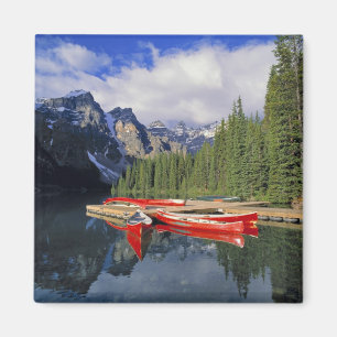 Imán Canadá, Alberta, Moraine Lake. El vidrioso