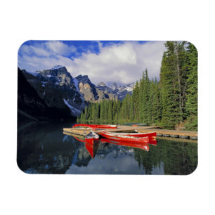 Imán Canadá, Alberta, Moraine Lake. El vidrioso