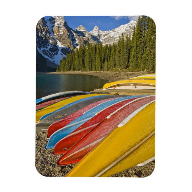 Imán Canadá, Alberta, Parque Nacional Banff, Moraine (Vertical)