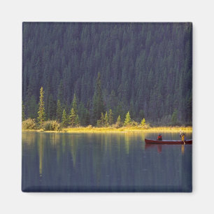 Imán Canadá, Alberta, Parque Nacional Baniff. Dos niños