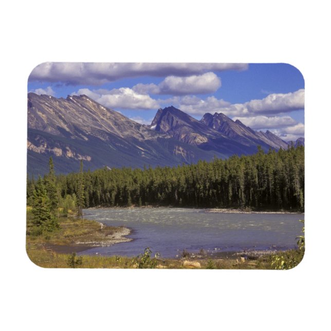 Imán Canadá, Alberta, Parque Nacional Jasper. Enorme (Horizontal)