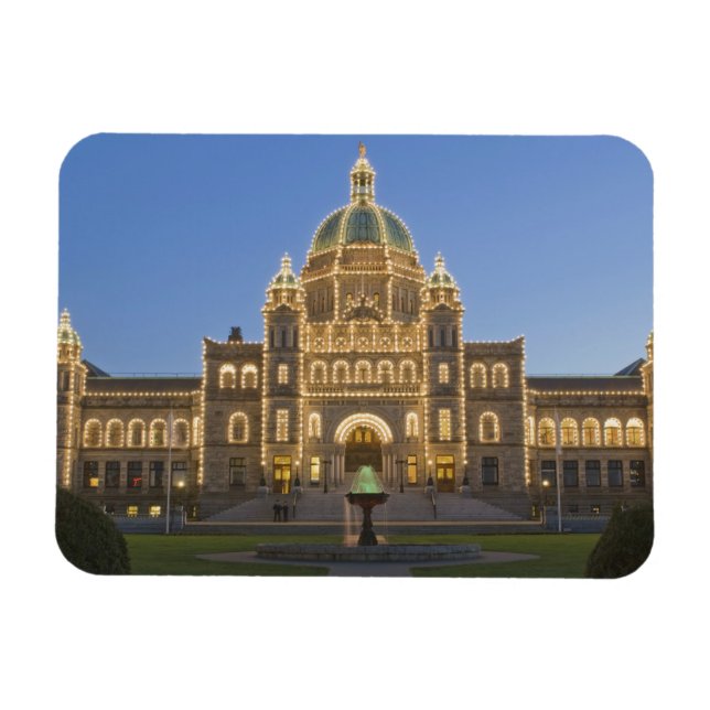Imán Canadá, BC, Victoria, Edificio del Parlamento de B (Horizontal)