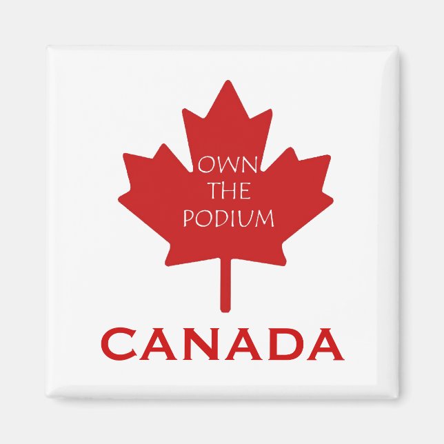Imán Canadá Es Propietario Del Podio2 (Frente)