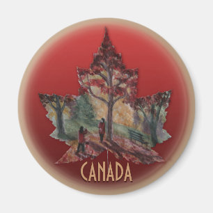 Imán Canadá Fridge Magnet Canada Maple Leaf Magnetts