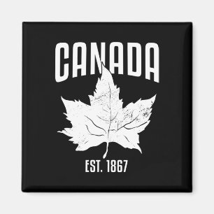 Imán Canadá Hockey Este 1867 Bandera Patriótica Mujeres