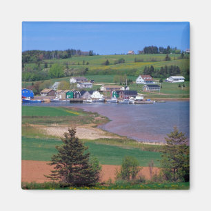 Imán Canadá, Isla del Príncipe Eduardo. Los barcos son