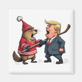 Imán Canadá luchando contra Trump