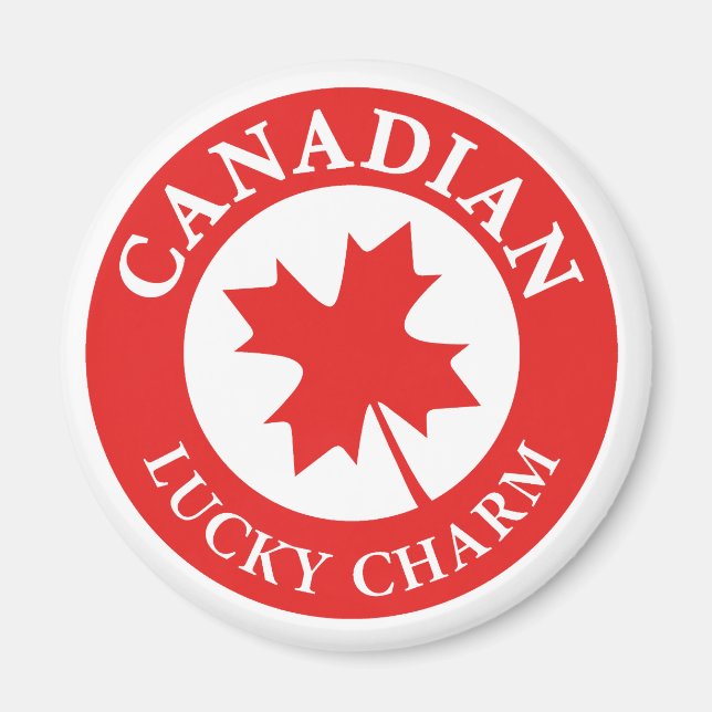 Imán Canada Lucky Charm Luck ED. Series (Frente)