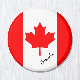 Imán Canadá Magnet, viajes / deportes, Bandera Canadien