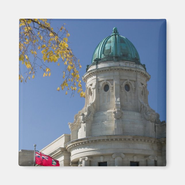 Imán CANADÁ, Manitoba, Winnipeg: El Palacio de Justicia (Frente)