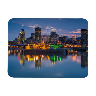 Imán Canadá, Montreal, horizonte y Puerto Viejo