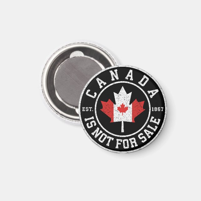 Imán Canadá no está a la venta EST. Canadá 1867 orgullo (Anverso/Reverso)