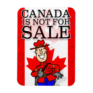 Imán ¡Canadá NO está en venta!