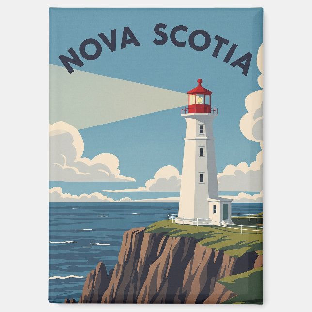 Imán Canada Nova Scotia Lighthouse (Anverso)