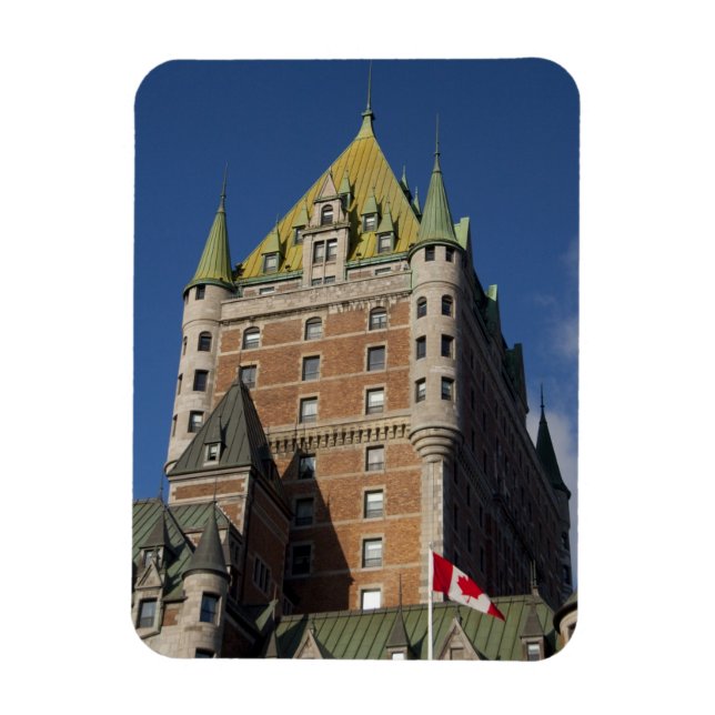 Imán Canadá, Quebec, Ciudad de Quebec. Fairmont Chateau (Vertical)