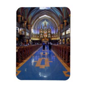 Imán Canadá, Quebec, Montreal. Interior de Notre 3
