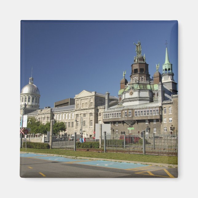 Imán Canadá, Quebec, Montreal. Viejo Montreal (Frente)