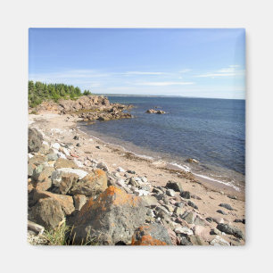 Imán Canadá, Quebec. VIA Rail Canada train