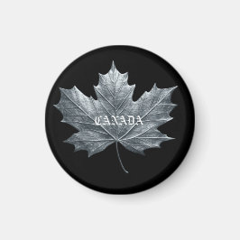 IMÁN CANADÁ SILVER MAPLE LEAF
