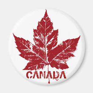 Imán Canadá Souvenir Fridge Magnet Canada Maple Leaf