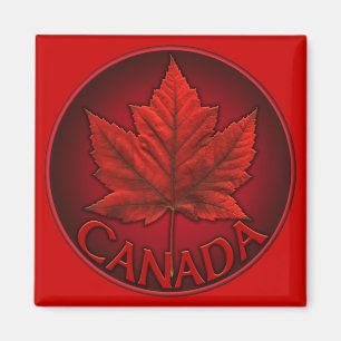 Imán Canadá Souvenir Fridge Magnet Canada Maple Leaf