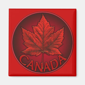 Imán Canadá Souvenir Fridge Magnet Canada Maple Leaf