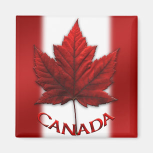 Imán Canadá Souvenir Fridge Magnet Canada Maple Leaf