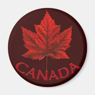Imán Canadá Souvenir Fridge Magnet Canada Maple Leaf