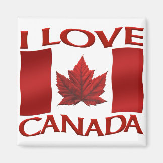 Imán Canadá Souvenir Fridge Magnet I Love Canada