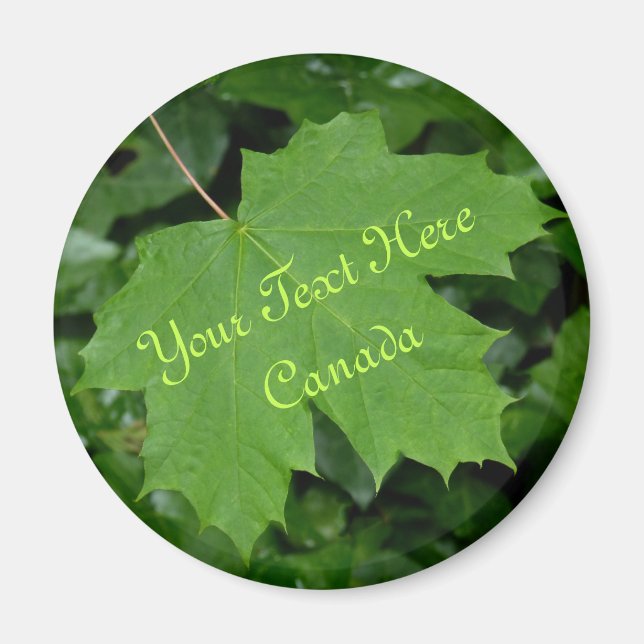 Imán Canada Souvenir Fridge Magnet Personalizado Canada (Frente)