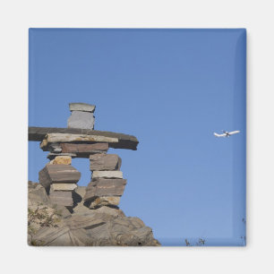 Imán Canadá, Terranova, St. John's. Inukshuk (para